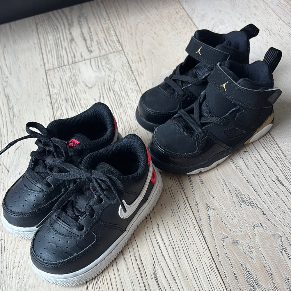 Kids Black Sneakers